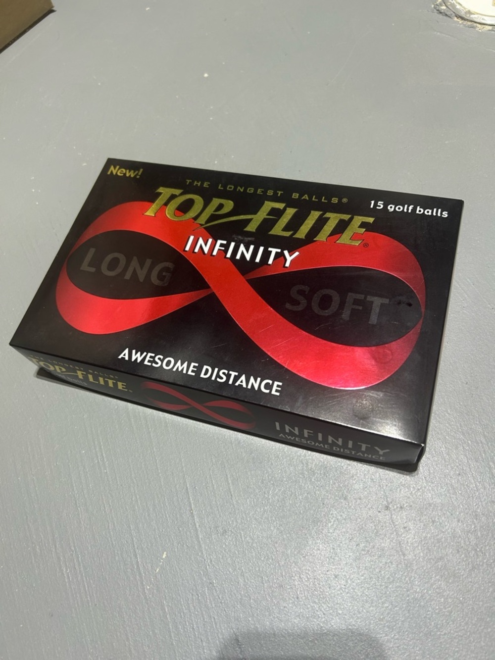 (NEW) Top Flite Infinity Long Soft Awesome Distance 15 Pack Golf Balls - Picture 3 of 8